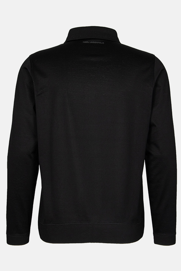 ΜΠΛΟΥΖΑ POLO KARL LAGERFELD - 990 ΜΑΥΡΟ